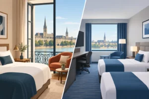 Boutique Lodging Versus Chain Hotel in Bordeaux